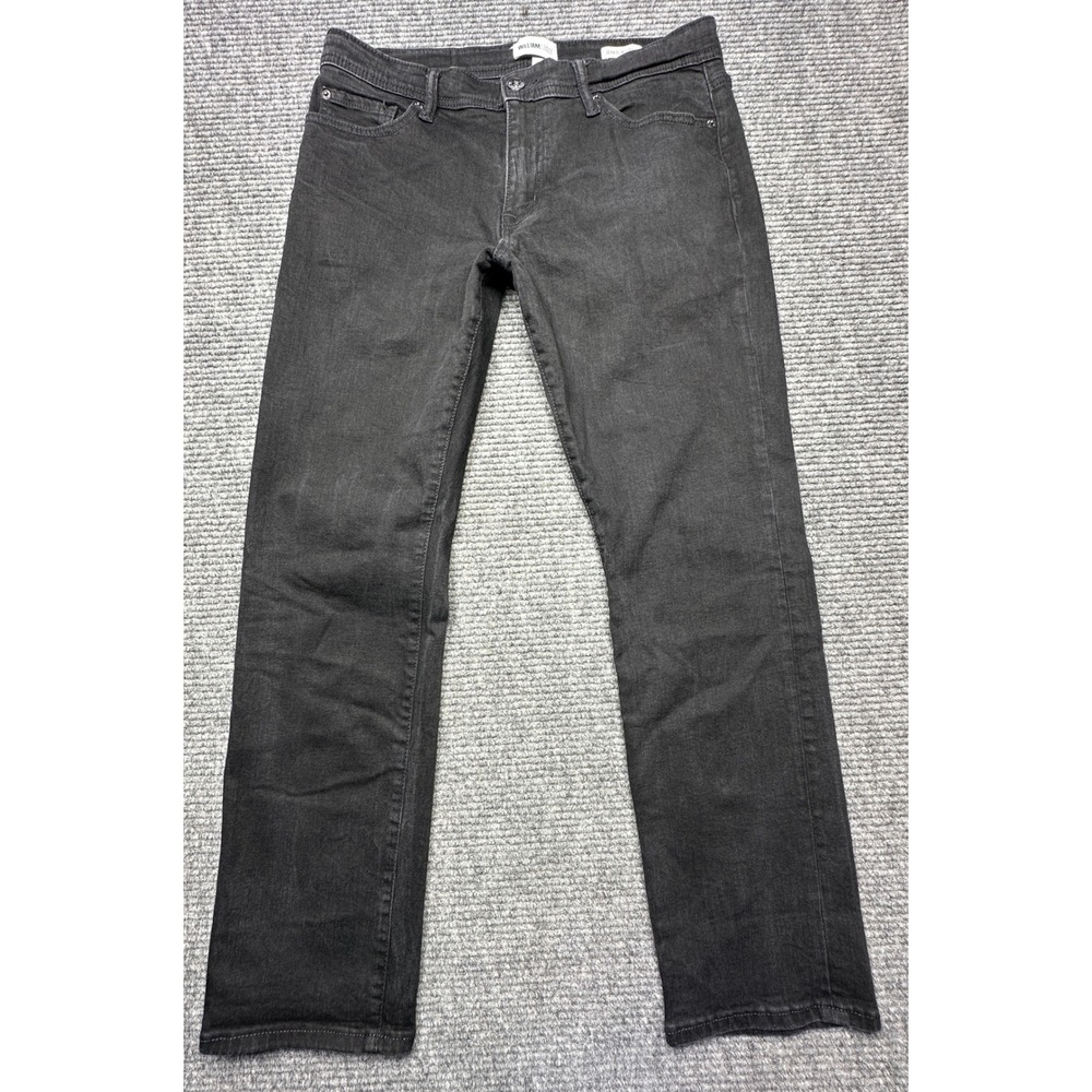 William Rast Jeans Men 34x30 Black Dean Slim Straight